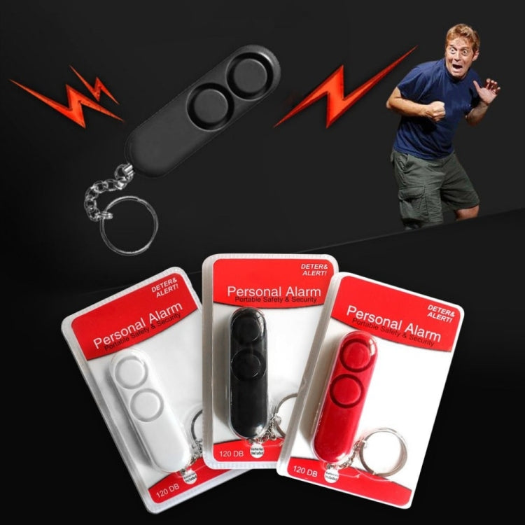 2 PCS 120dB Self Defense Anti-rape Device Dual Speakers Loud Alarm Safety Personal Security Keychain, Random Color Delivery 2 PCS 120dB Self Defense Anti-rape Device Dual Speakers Loud Alarm Safety Personal Security Keychain, Random Color Delivery